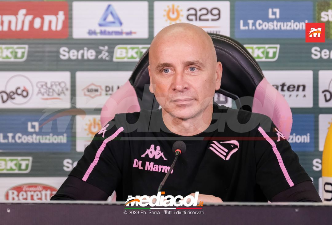 FOTO PALERMO, verso la Reggina: Mister Corini in conferenza stampa (Gallery) - immagine 9