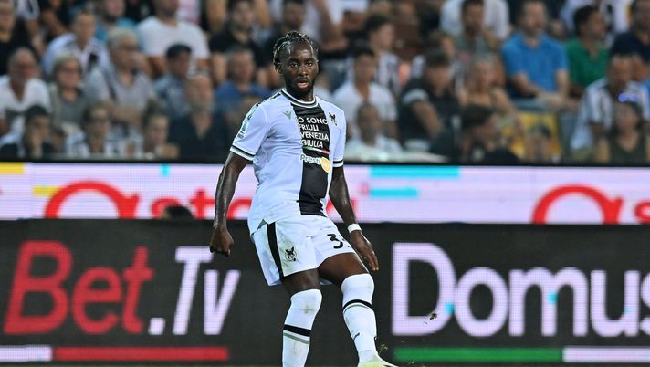 UDINE, ITALY - AUGUST 20: Jordan Zemura of Udinese Calcio in action during the Serie A TIM match between Udinese Calcio and Juventus at Dacia Arena on August 20, 2023 in Udine, Italy. (Photo by Alessandro Sabattini/Getty Images) Jordan Zemura