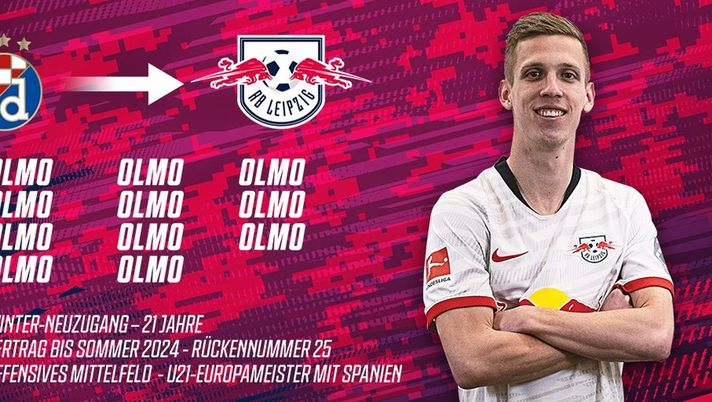 Dani Olmo al Lipsia (credits: Twitter Lipsia) 