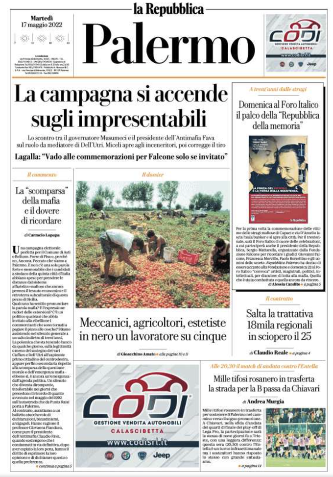 prima pagina
