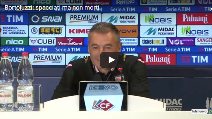 VIDEO Bortoluzzi dopo Chievo-Palermo: “Spacciati, ma non morti” VIDEO Bortoluzzi dopo Chievo-Palermo: “Spacciati, ma non morti”