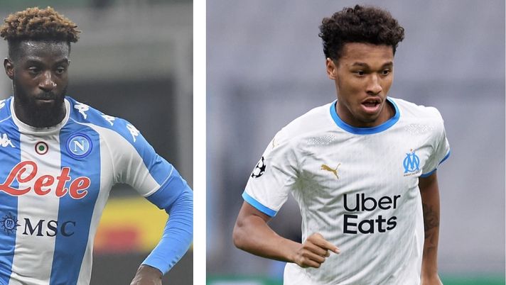 Tiémoué Bakayoko (centrocampista Chelsea) e Boubacar Kamara (centrocampista Olympique Marsiglia), obiettivi di calciomercato del Milan | AC Milan News (Getty Images) 