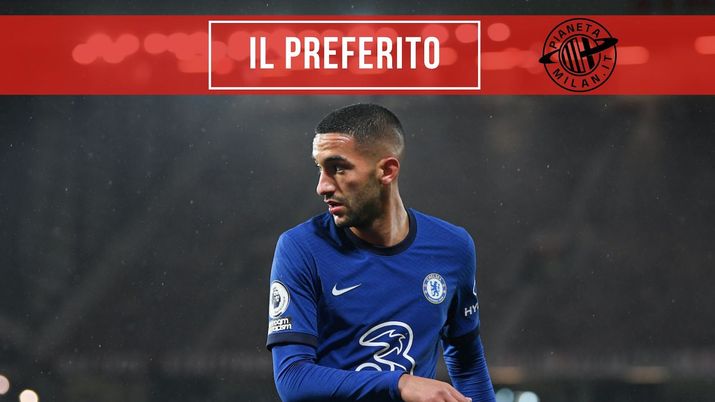 Hakim Ziyech (centrocampista Chelsea), obiettivo di calciomercato del Milan | AC Milan News (Getty Images) 