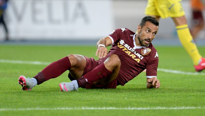 Fabio Quagliarella durante Chievo-Torino 
