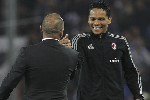  Cristian Brocchi e Carlos Bacca esultano dopo Sampdoria - Milan (credits: GETTY Images) 