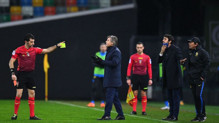Fabio Maresca Antonio Conte Udinese-Inter Serie A