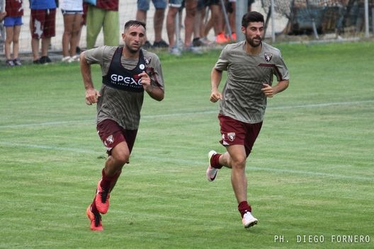 Cristian Molinaro in allenamento Cristian Molinaro in allenamento