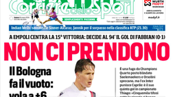 Il Bologna passa a Empoli: le aperture dei giornali