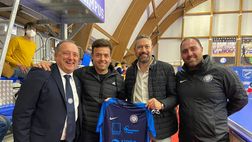Roma, Pinto al PalaOlgiata per il match di futsal Olimpus Roma-Real San Giuseppe