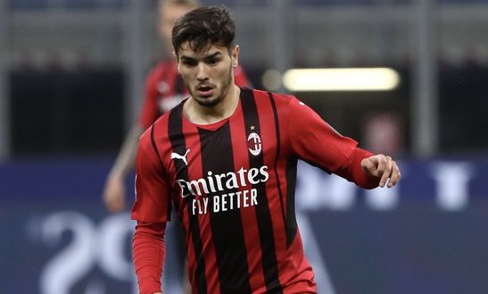  Brahim Díaz (attaccante AC Milan), qui durante Milan-Cagliari 0-0 (Serie A 2020-2021) | News (Getty Images) 