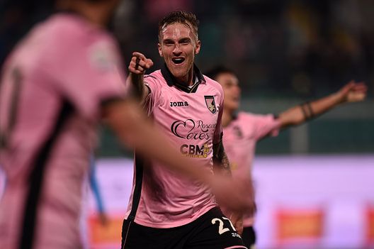  Rigoni esulta durante Palermo-Napoli 3-1 