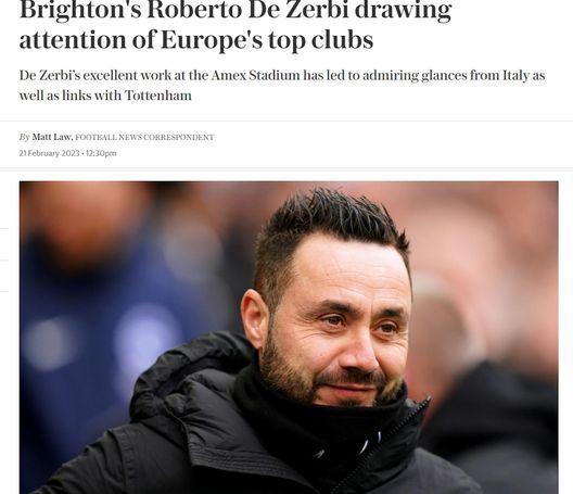 Telegraph – De Zerbi, futuro al Brighton in dubbio: sulle sue tracce c’è anche l’Inter- immagine 2