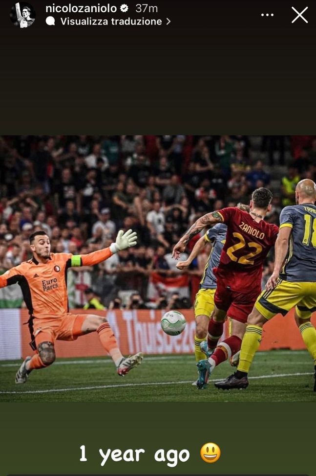 Roma, arriva anche il ricordo di Zaniolo per l’anniversario della Conference- immagine 2