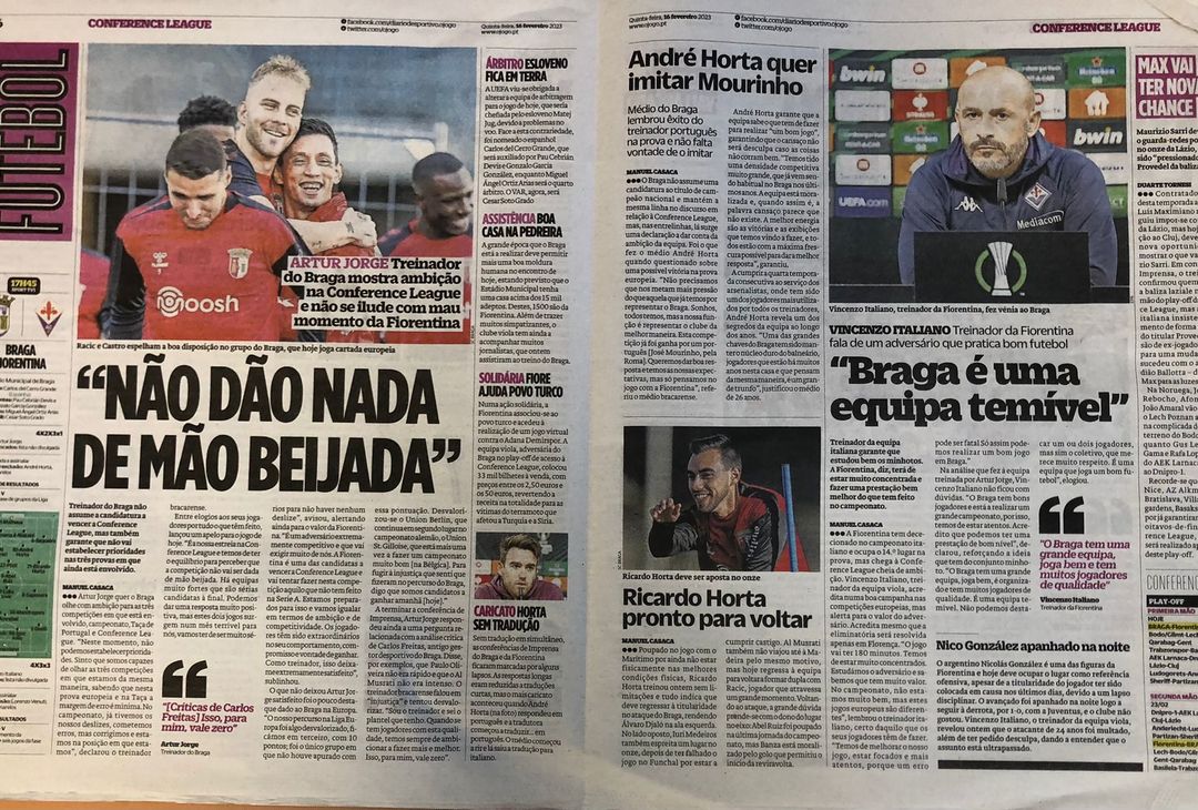 FOTO VN – I titoli dei giornali portoghesi. “Qui comandano i guerrieri” - immagine 5
