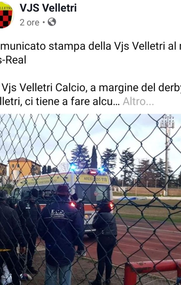 Velletri, il comunicato della Vis Velletri, il comunicato della Vis