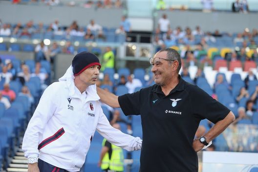 Sarri e Mihajlovic Sarri e Mihajlovic
