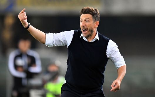 Eusebio Di Francesco sulla panchina della Sampdoria Eusebio Di Francesco sulla panchina della Sampdoria