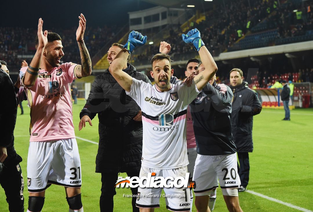  during the Serie B match between Benevento and Carpi FC at Stadio Ciro Vigorito on April 14, 2019 in Benevento, Italy. 