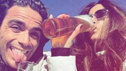 Federica Nargi e Alessandro Matri, sorrisi e relax in vacanza sulle nevi