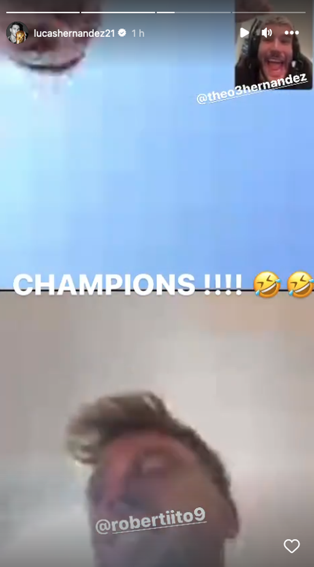 Screen Instagram Lucas Hernandez