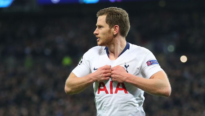 Jan Vertonghen, difensore del Totthenham (credits: GETTY images) 