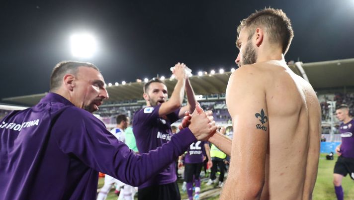 FOTO – Pezzella fa gli auguri a Ribery e ricorda: “Che show a San Siro!” - immagine 1