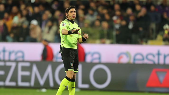 Gianpaolo Calvarese, arbitro di Fiorentina-Milan (credits Getty Images) Gianpaolo Calvarese, arbitro di Fiorentina-Milan (credits Getty Images)
