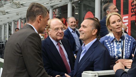 Maldini Scaroni Cardinale AC Milan derby Milan-Inter 3-2 Serie A 2022-2023