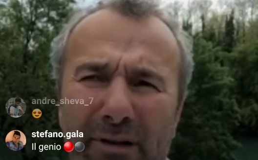 Savicevic durante il "live" 