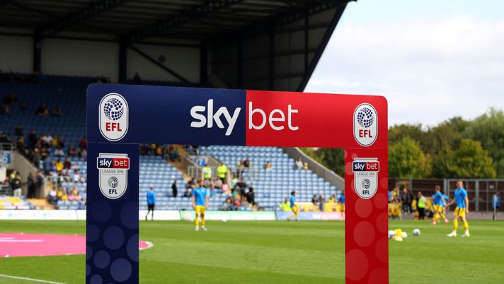 OXFORD, ENGLAND - SEPTEMBER 09: Detail view of the SkyBet League One arch before the Sky Bet League One match between Oxford United and Coventry City at Kassam Stadium on September 9, 2018 in Oxford, United Kingdom. (Photo by Catherine Ivill/Getty Images) 