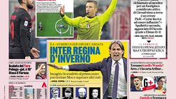 Prima Pagina, La Gazzetta dello Sport: “Così non Var. Inter regina d’inverno”