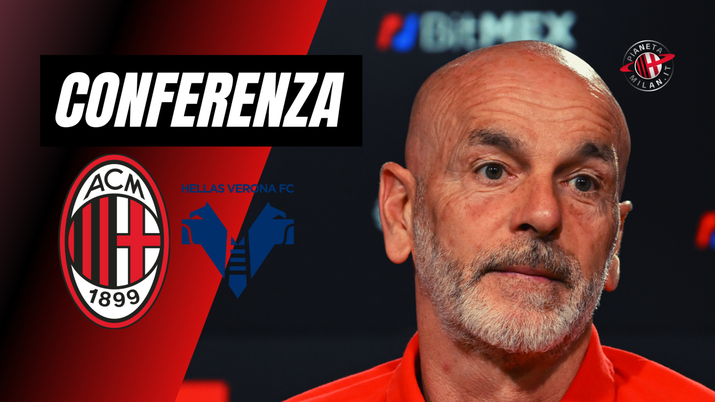 Stefano Pioli AC Milan conferenza stampa Milanello Milan-Hellas Verona