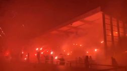 Olanda, per un derby di Serie C: allenamento della vigilia, in campo solo i fumogeni…