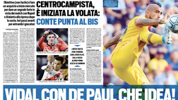 Tuttosport: Inter, idea Vidal più De Paul