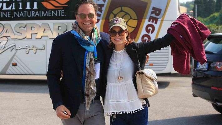 Mike e Alicia Piazza (foto TuttoReggiana)