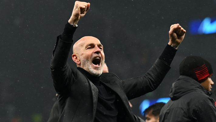 Stefano Pioli AC Milan Tottenham-Milan 0-0 Champions League 2022-2023