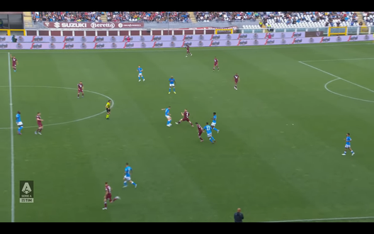 Immagine 3 Torino-Napoli 0-1, l’analisi del gol: Pobega perde palla, Djidji inganna Berisha- immagine 4