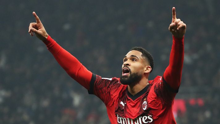 esultanza gol Ruben Loftus-Cheek AC Milan Milan-Bologna 2-2 Serie A 2023-2024