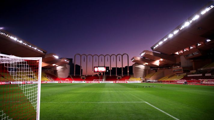 MONACO, MONACO - FEBRUARY 16: A general view inside the stadium ahead of the Ligue 1 match between AS Monaco and FC Nantes at Stade Louis II on February 16, 2019 in Monaco, Monaco. (Photo by Alex Pantling/Getty Images) 