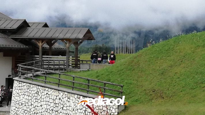 FOTO, Ritiro Palermo: gruppo ultras rosanero arrivato a Sappada 