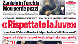 EDICOLA CDS – Zaniolo in Turchia. “Rispettate la Juve”, la reazione di Calvo al video del pm