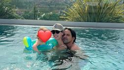 Inzaghi, piscina con vista Milano. La moglie pubblica le foto