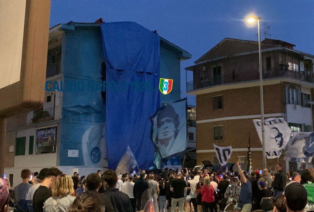 Inaugurazione del Murale per Diego Armando Maradona