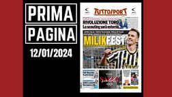 Prima pagina Tuttosport: “MilikFest”