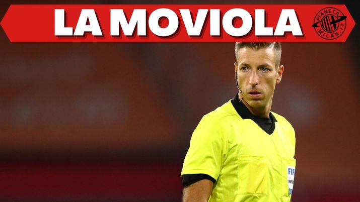 L'arbitro Davide Massa, della sezione A.I.A. di Imperia, direttore di gara di Milan-Cagliari (Serie A 2020-2021) | AC Milan News (Getty Images) 