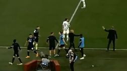 La “pedata” ad Allegri in Juventus-Inter: come è andata davvero (VIDEO)