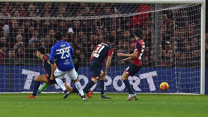 Serie A: quante emozioni nel derby della Lanterna. La Sampdoria vince 3-2 col Genoa. Barreto sorride, Luca Rigoni no. Le immagini Serie A: quante emozioni nel derby della Lanterna. La Sampdoria vince 3-2 col Genoa. Barreto sorride, Luca Rigoni no. Le immagini