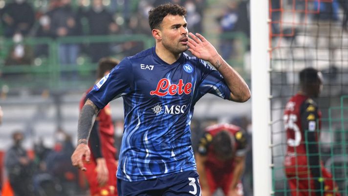 Andrea Petagna, attaccante del Napoli, conteso tra Salernitana e Monza