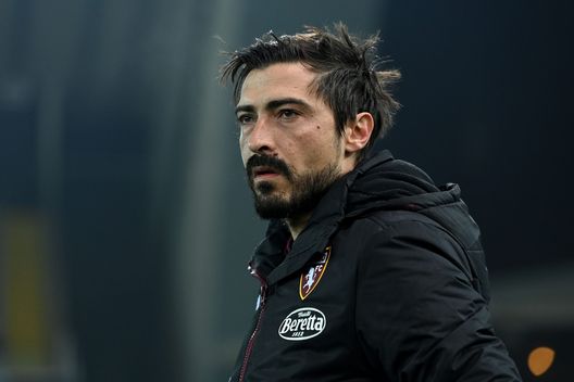 UDINE, ITALY - FEBRUARY 06:Matteo Paro second coach of Torino FC looks on during the Serie A match between Udinese Calcio and Torino FC at Dacia Arena on February 06, 2022 in Udine, Italy. (Photo by Alessandro Sabattini/Getty Images)