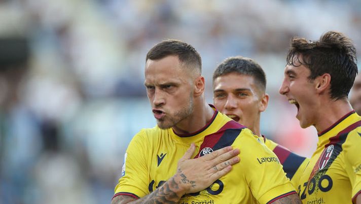 during the Serie A match between SS Lazio and Bologna FC at Stadio Olimpico on August 14, 2022 in Rome, . Bologna, le novità di formazione: Barrow out, Orsolini, Arnautovic e le prove in difesa - immagine 1